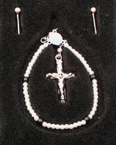 NEW FM Diana Miniature Rosary Beads for 12-16in dolls Replica Mother Teresa set - Picture 1 of 3