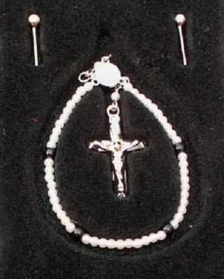 NEW FM Diana Miniature Rosary Beads for 12-16in dolls Replica Mother Teresa set - Image 1 of 3