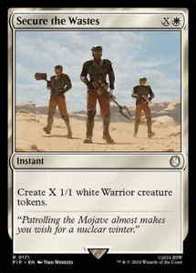 *MtG: 2x SECURE THE WASTES - Commander Fallout Raro - Magicman-Europa* - Imagen 1 de 1