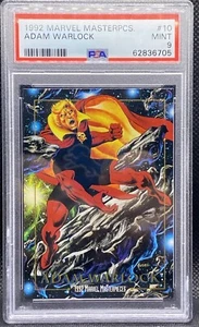 ๐ฅ๐ฅ 1992 SkyBox Marvel Masterpieces Adam Warlock #10 PSA 9 COME NUOVO ๐ฅ๐ฅ - Foto 1 di 2