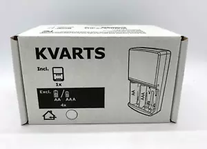 IKEA KVARTS AA AAA Battery Charger (Batteries NOT included) New - Picture 1 of 6