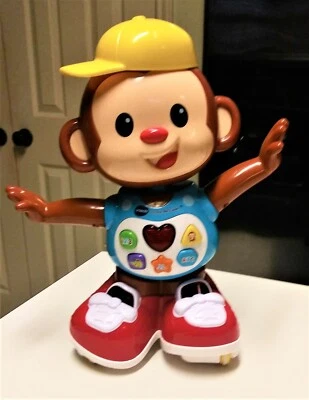 VTech Chase Me Casey Monkey Toy 9-36 months 70+ Songs Teaches Numbers Letters - Image 1 of 2