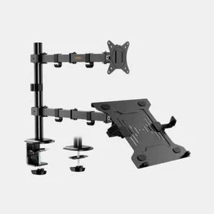 Monitor Mount & Laptop and Tablet Shelf Stands Holders Adjustable - Vonhaus - Afbeelding 1 van 5