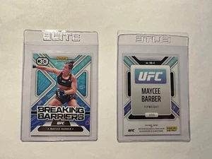 2023 Panini Instant UFC "Breaking Barriers" #BB-4 MAYCEE BARBER Only 215 Made - Picture 1 of 3