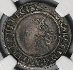 1569 NGC VF 20 Elizabeth I 6 Pence Great Britain Hammered Coin S-2562 (24100802C - Picture 1 of 6
