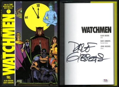 Dave Gibbons SIGNED Watchmen DC HC 1st Ed Print PSA/DNA AUTOGRAPHED MINT Comics - Image 1 of 4