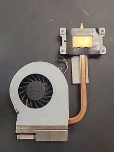 HP Atheros AR5B125 Laptop CPU Cooling Fan & Heatsink 683193-001 - Picture 1 of 3