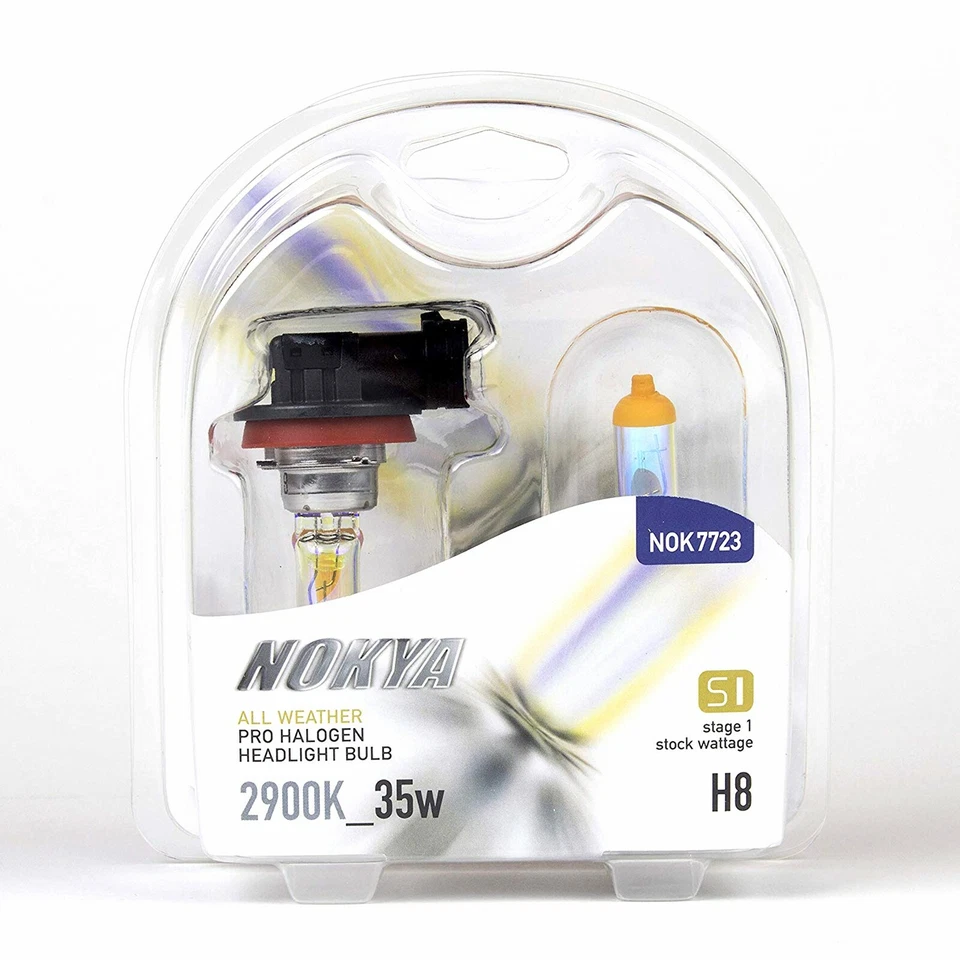 Nokya H8 All Weather S1 35W Halogen Headlight Fog Light Bulb NOK7723 1 Pair - Image 1 of 4