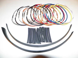 07-13 Harley Road King 10" extensión de cableado FLHR FLHRC interruptor cable cables de crucero - Imagen 1 de 3