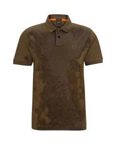 Boss Slim Fit Polo Shirt Men Green - Picture 1 of 4