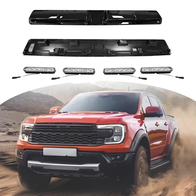 适用于福特 Ranger T9 2023 2024 2025 灯模型车顶灯条带 LED DRL — 第 1/4 张图片