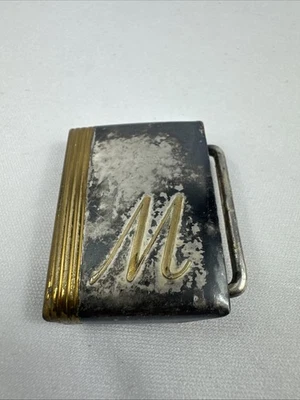 Vintage Bronze Hickok Belt Buckle Gold Tone - USA Made - Image 1 of 4