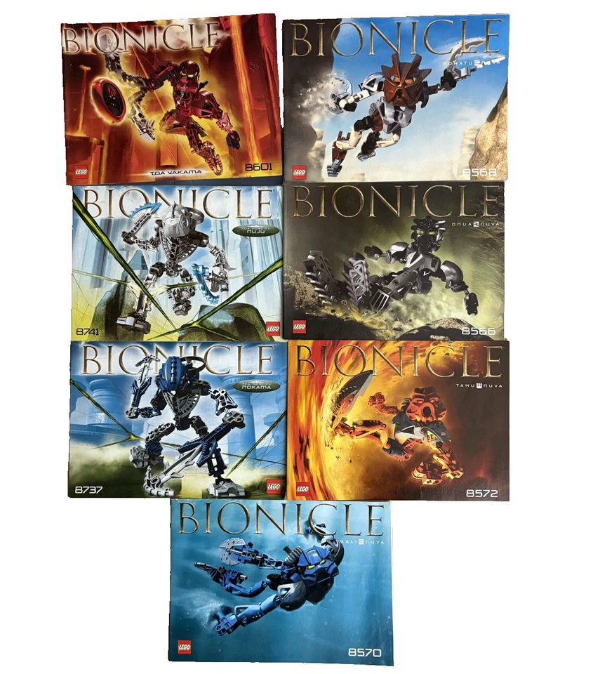 Lego Bionicle Instruction Manual Only Lot - Image 1 of 1
