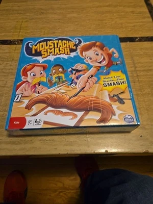 MOUSTACHE SMASH Board Game NEW Sealed Spin Master HTF - Image 1 of 4