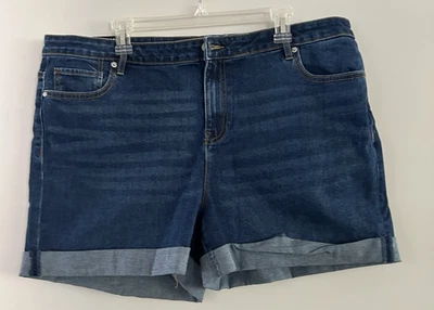 HUDSON 牛仔短裤女式 18/38 码全新带标签 — 第 1/4 张图片