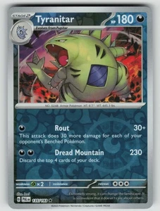 Tyranitar - Rare SV02: Paldea Evolved 135/193 NM - Picture 1 of 2