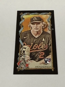 2023 GUNNAR HENDERSON TOPPS ALLEN & GINTER #72 RC BLACK BORDER MINI!! - Picture 1 of 2