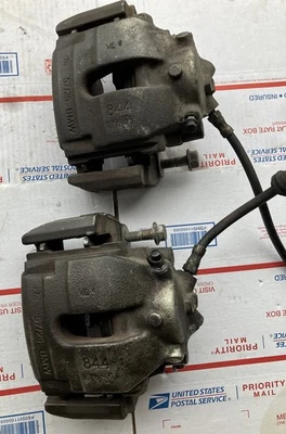 🎾 Par de porta pinzas de freno delanteras 99-10 BMW E46 330 E83 X3 E85 Z4 OEM Foto 1 de 4