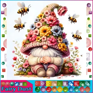 Fairy Dust Full Drill Diamond Painting "Cartoon Santa Hat" 5D DIY Strass Dec - Bild 1 von 3