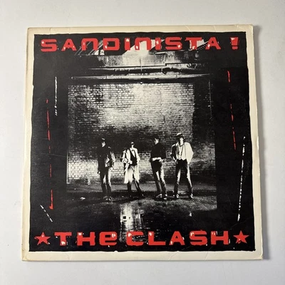 The Clash "Sandinista!" 3xLP Epic Records E3X 37037 1980 Clean No Poster - Image 1 of 4