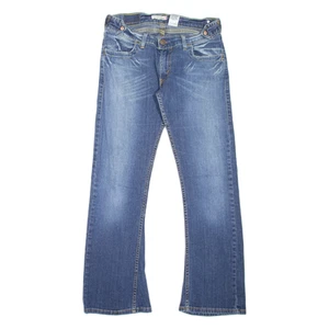 LEVI'S 504 Slouch Womens Jeans Blue Regular Flared Stone Wash W30 L30 - Picture 1 of 6