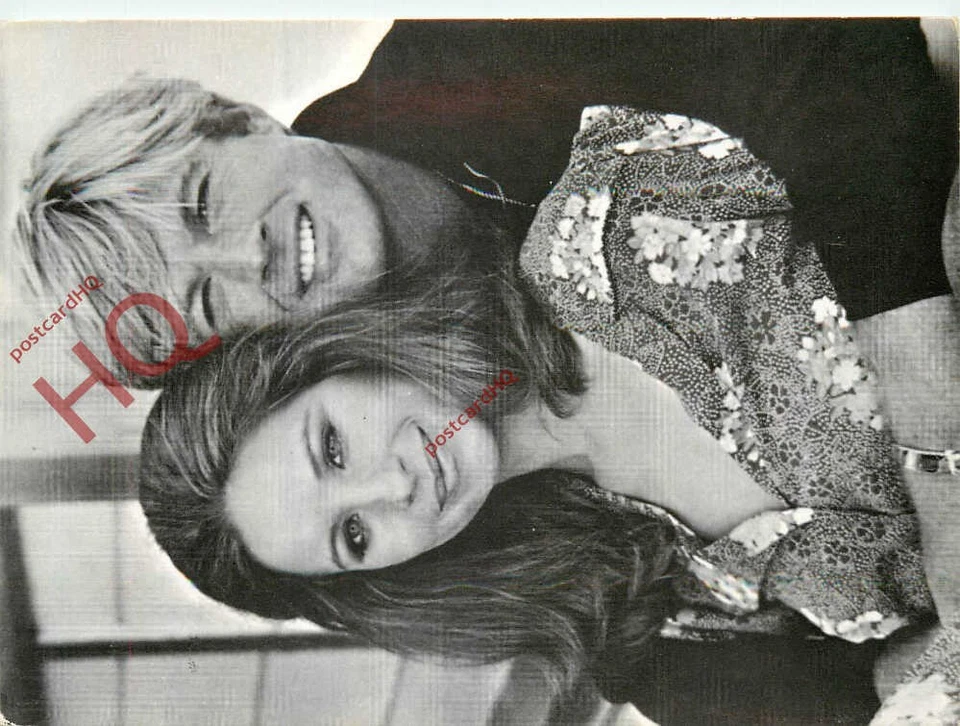 Foto postal; Barbra Streisand y Robert Redford Foto 1 de 2
