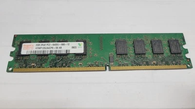 2GB 2RX8 PC2-6400U-666-12 HYMP125U64CP8-S6 AB Memory (Hynix) - Image 1 of 2