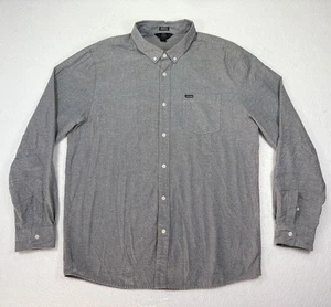 Volcom Modern Fit Gray Long Sleeve Button Down Shirt Men’s XX-Large - Picture 1 of 7