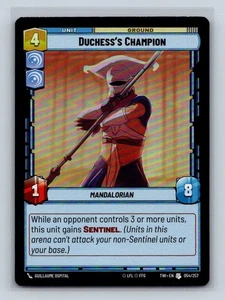 Duchess's Champion Twilight of the Republic 054/257 Star Wars Unlimited - Picture 1 of 2