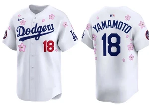 Yamamoto #18 Baseball Trikot Tokyo Serie alle Größen S bis 6XL AOP TMB6507 - Bild 1 von 2