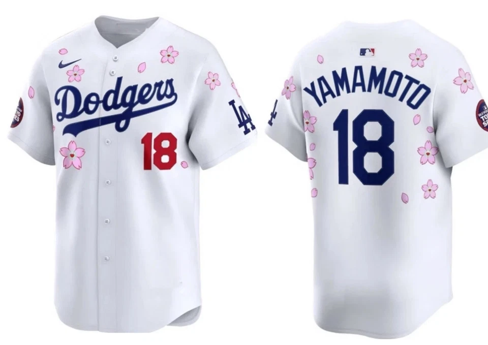 Yamamoto #18 Baseball Jersey Tokyo Series All sizes S to 6Xl AOP TMB6507 - Image 1 of 2