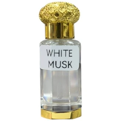 WHITE MUSK - Aceite de Perfume Attar 12 ml (0,40 OZ) Unisex Sin Alcohol Foto 1 de 2