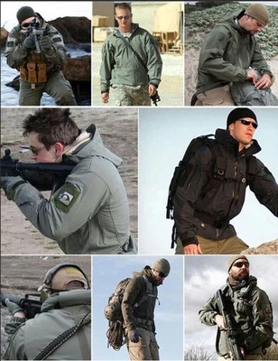 Men's Jacket Hooded Waterproof Set PANT With Warm Outdoor Coat Tactical Combat 1 - Image 1 of 4