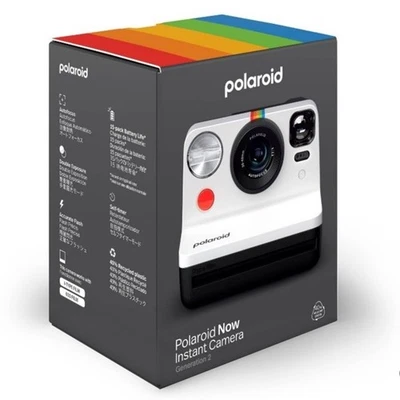 Brand New Polaroid Now Instant Film Camera Generation 2 - Black & White - Image 1 of 4