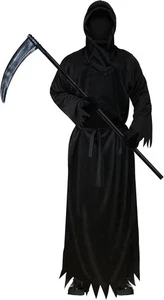 Halloween Sensenmann Kostüm Set für Herren und Jungen gruselige Verkleidung - Bild 1 von 6