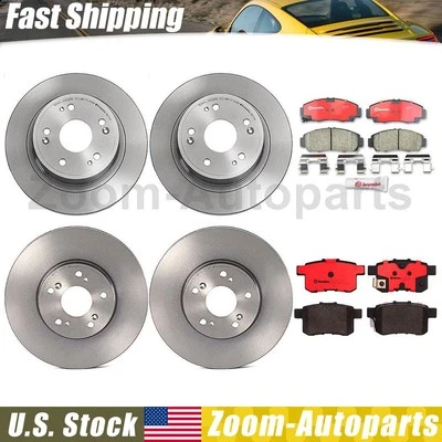 布雷博 OE 前后制动转子制动垫套件适用于 2009 2010 年讴歌 TSX — 第 1/4 张图片