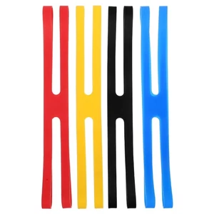 4 Pcs Tabellengeschirrgürtel Silikonbänder Multifunktions-Silikonbänder - Afbeelding 1 van 12