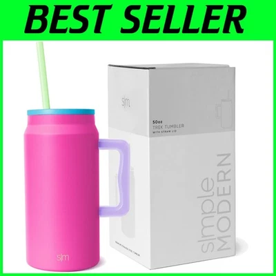 Leakproof 50oz Tumbler with Straw - Trek Collection - Image 1 of 4