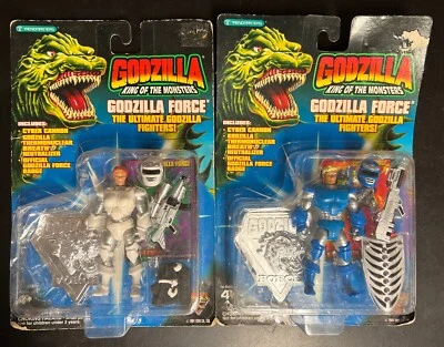 1994 NEW Trendmasters Godzilla Force Michael Van Horn & Margaret O’Brien Figures - Image 1 of 4