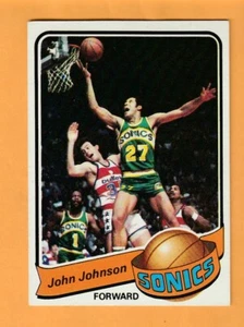 John Johnson Seattle Supersonics 1979-80 Topps #104 Iowa Hawkeyes - Bild 1 von 2