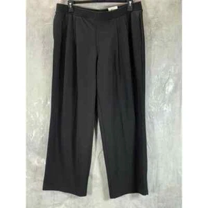 Pantalones para mujer Alfani negros profundos pierna recta cintura ahumada talla Xl - Imagen 1 de 11