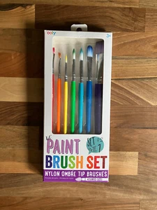Ooly Ombré Paintbrush All Purpose Brush 7 Pack Set Acrylic Watercolour Nylon - Picture 1 of 3