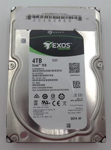 Disco duro Seagate Exos 3,5" | ST4000NM0115 | 4 TB | 7,2 k | 1 YZ107-004 | Usado y limpiado - Imagen 1 de 4