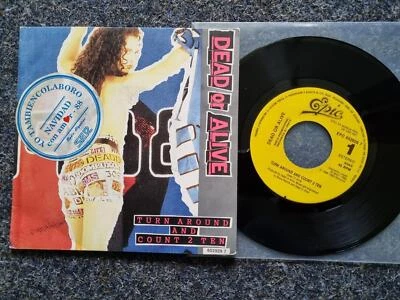 Dead or Alive/ Pete Burns - Turn around and count 2 ten 7'' Single SPAIN PROMO - Image 1 of 4