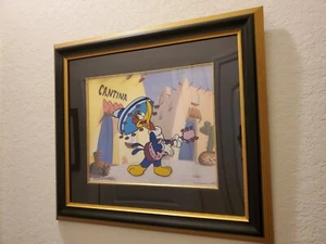 Woody Woodpecker Park West Gallery Animation Art SERICEL Framed w/COA Excellent! - Picture 1 of 12