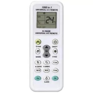 K-1028E Universal Air Conditioner Remote Control for Sharp Fujitsu Sanyo Fujitsu - Picture 1 of 6
