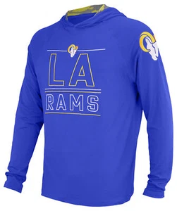 Zubaz NFL Men's Los Angeles Rams Team Color Active Hoodie With Camo Accents - Picture 1 of 7