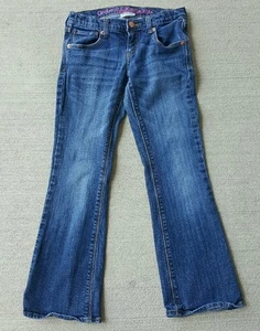 Levi Strauss Authentic Signature Girl's Jeans Distressed Bootcut 24" Waist - Picture 1 of 7