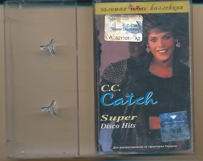 C.C. Catch ‎Super Disco Hits 1994 2002 Ukraine Licensed  Cassette NM - Image 1 of 4