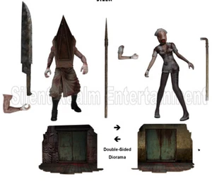 Silent Hill 2 Red Pyramid Thing Bubblehead Nurse 5 Punkte Actionfigur Set - Bild 1 von 9